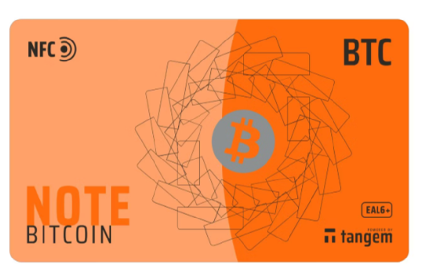 tangem note btc tangem note btc