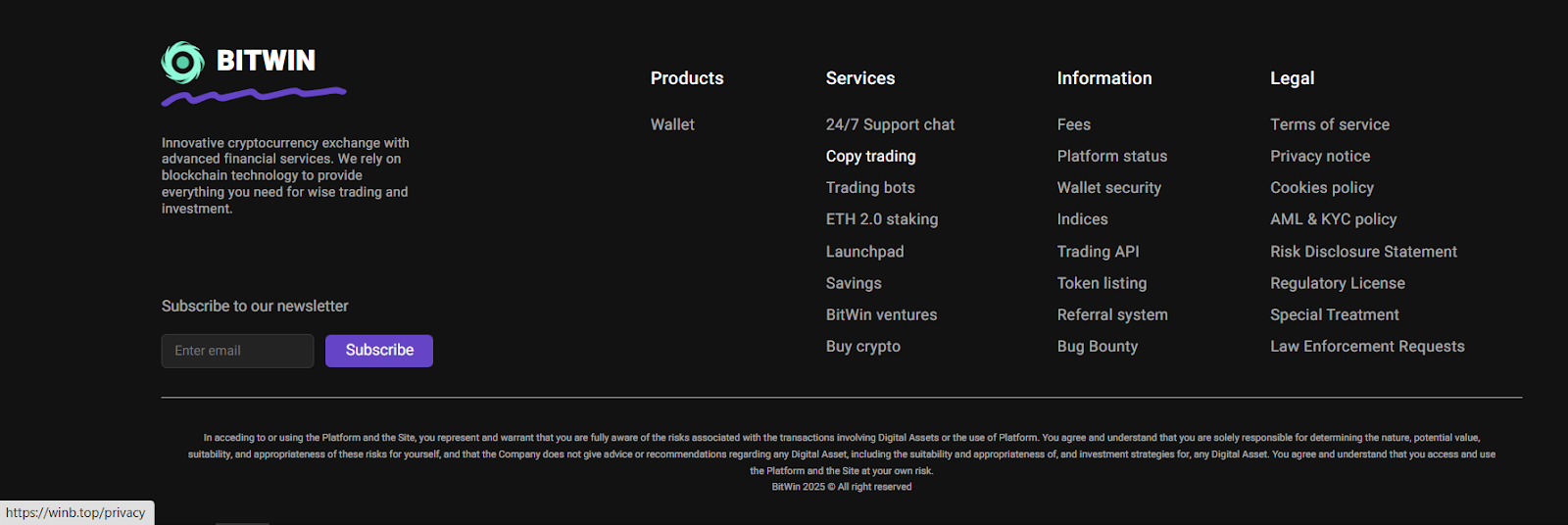 BitWin Trading BitWin Trading