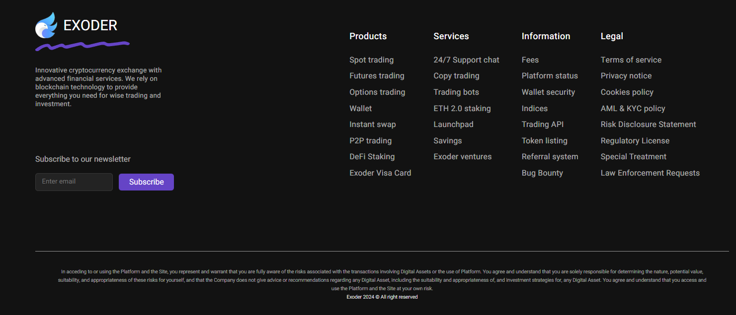 Exoder биржа Exoder биржа