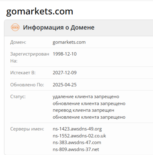 gomarkets com gomarkets com