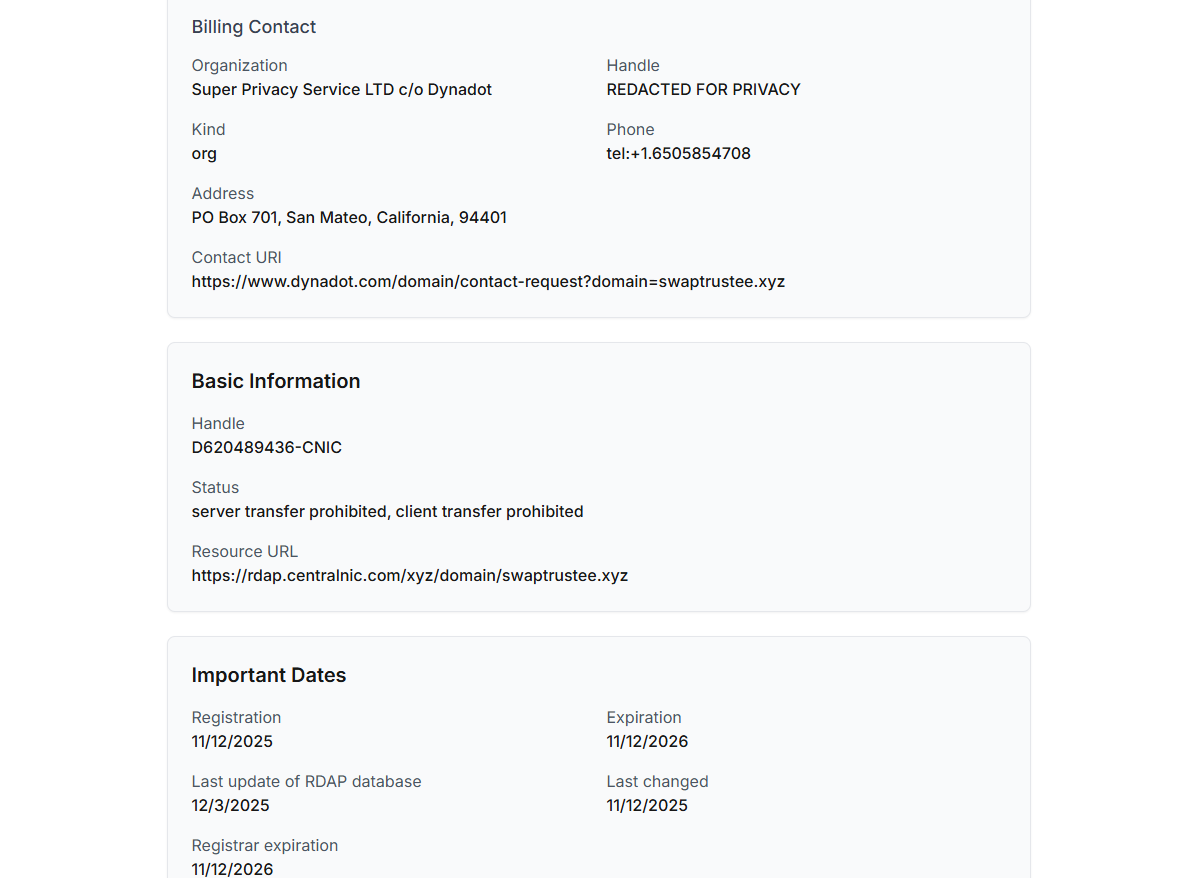 swaptrustee xyz swaptrustee xyz