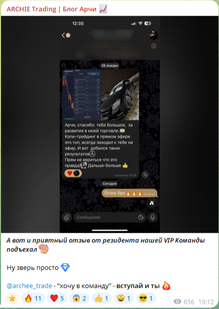 Archee Trade трейдер Archee Trade трейдер