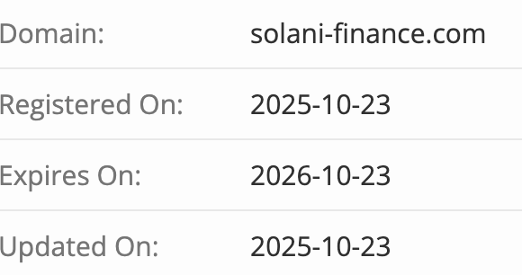 solani finance solani finance
