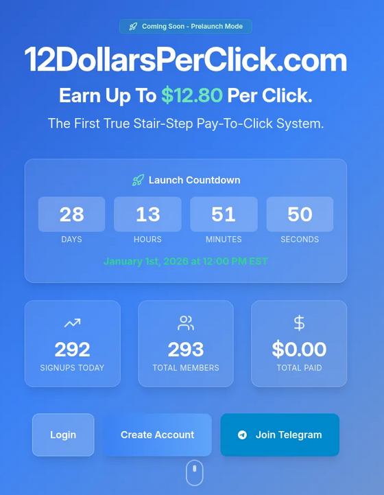 12 dollar per click 12 dollar per click