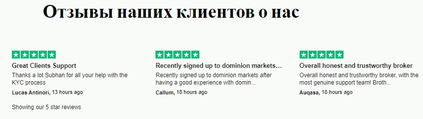 dominion markets dominion markets