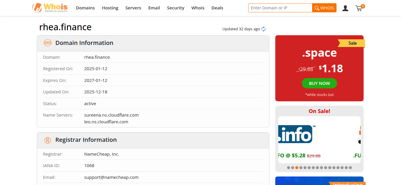 rhea finance rhea finance