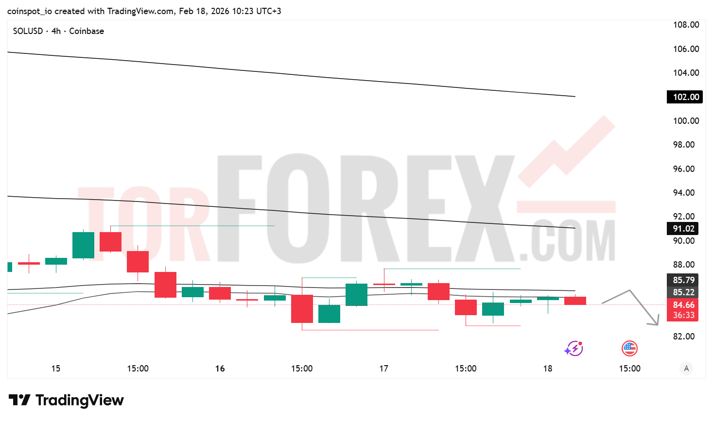 Прогноз цены SOL/USD на 19 февраля 2026 года