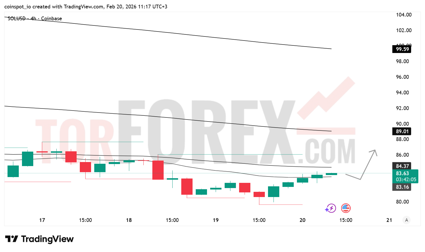 Прогноз цены SOL/USD на 21 февраля 2026 года