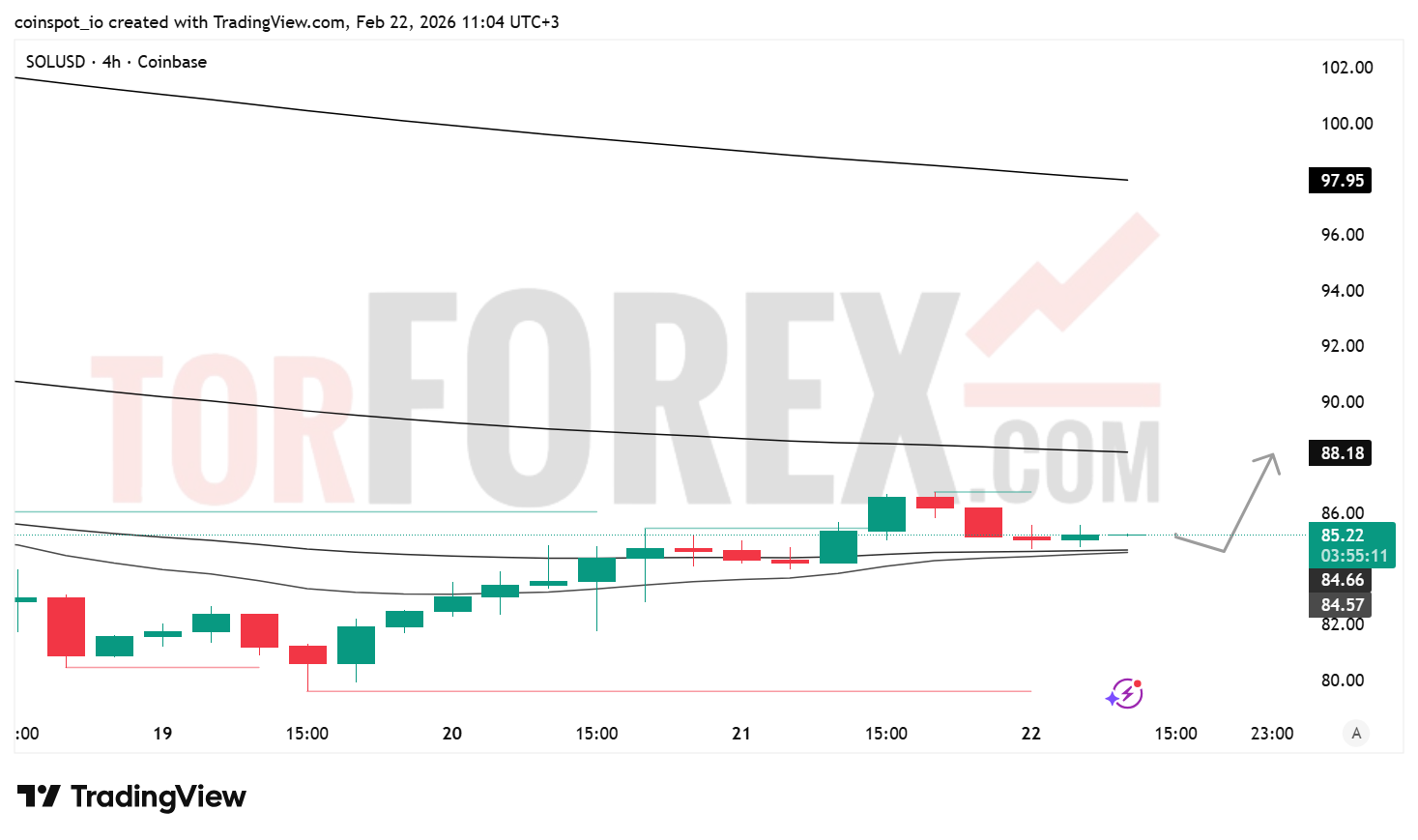 Прогноз цены SOL/USD на неделю 23 февраля — 1 марта 2026