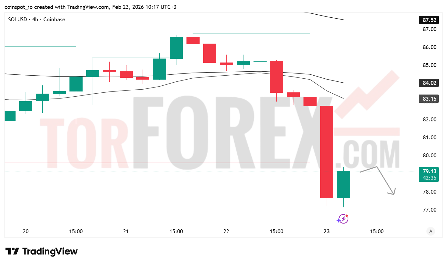 Прогноз цены SOL/USD на 24 февраля 2026 года