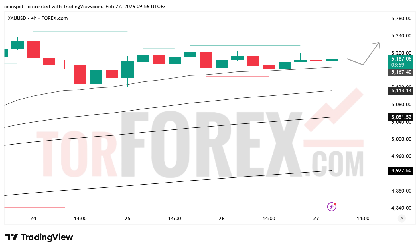 Прогноз цены XAU/USD на 28 февраля 2026 года