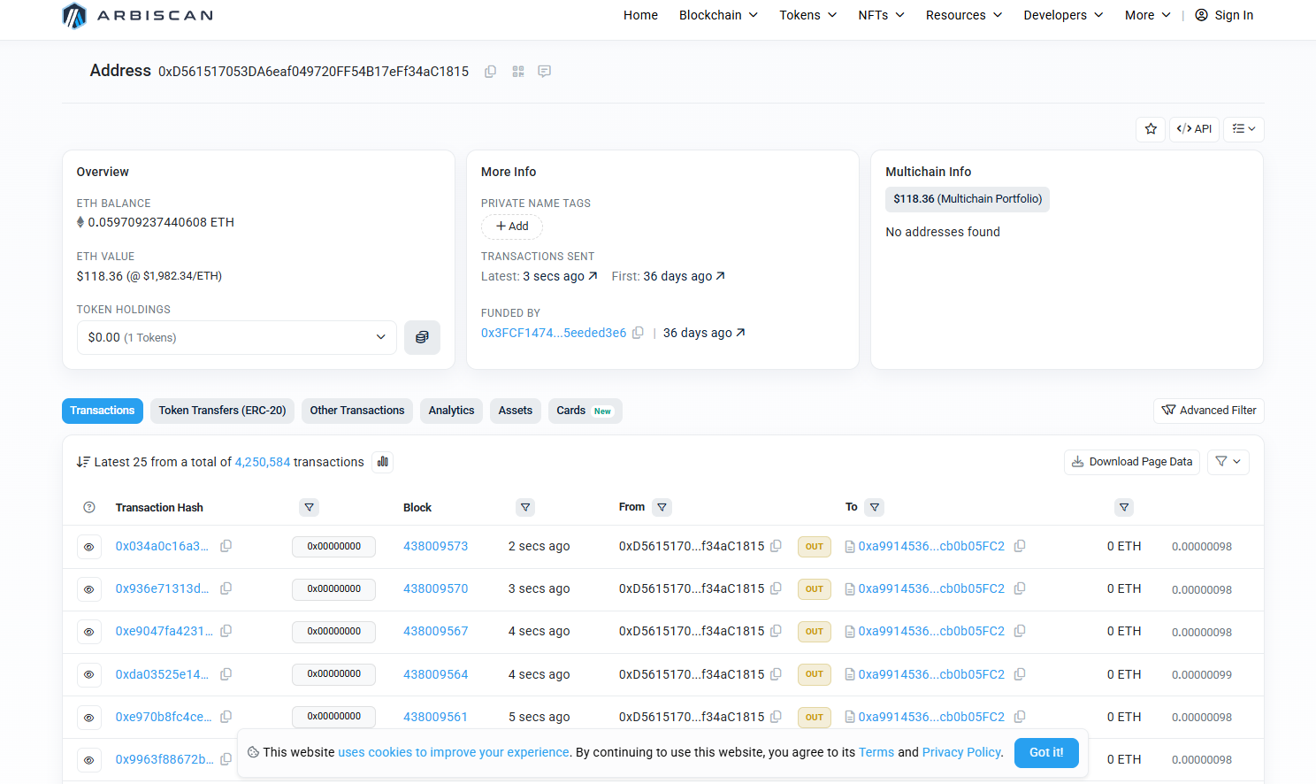 arbiscan io arbiscan io
