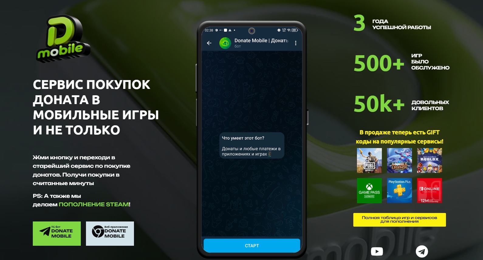 donate mobile bot donate mobile bot