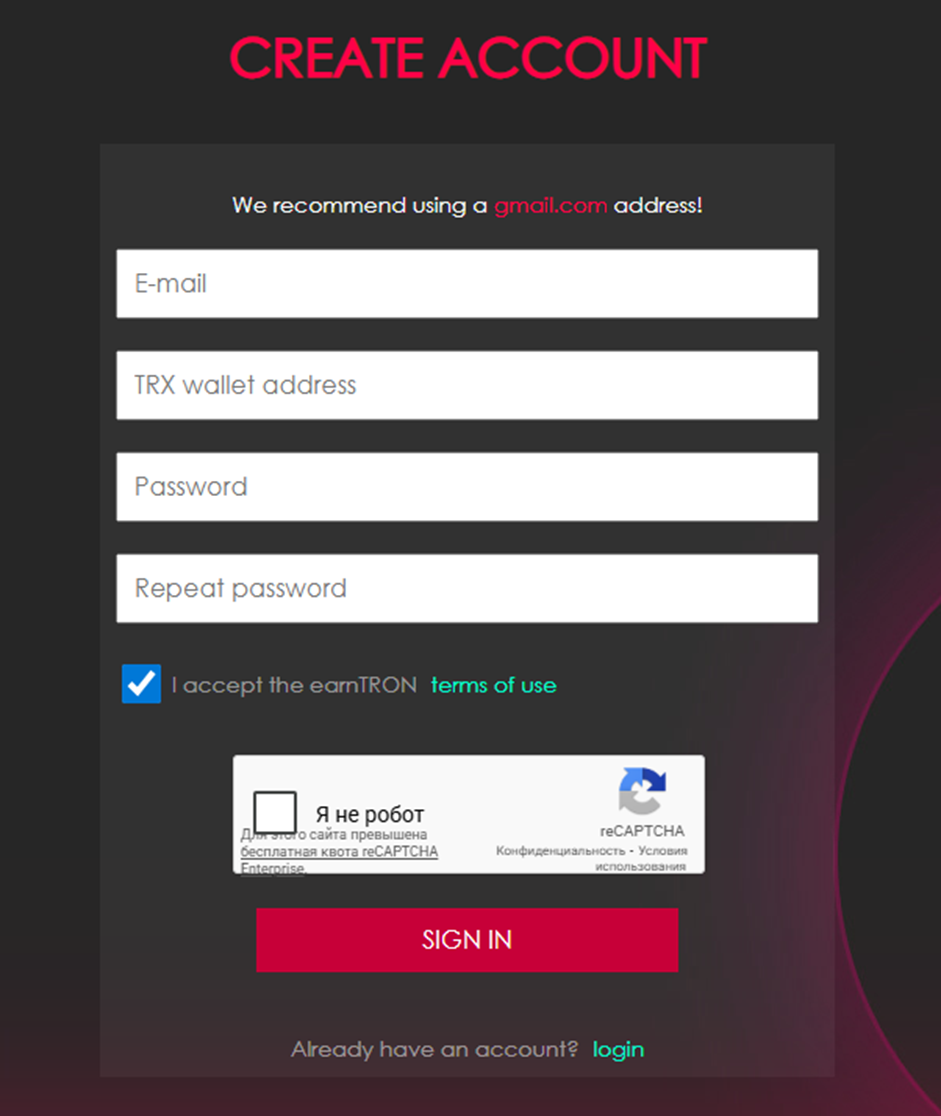 earn legal TRX earn legal TRX