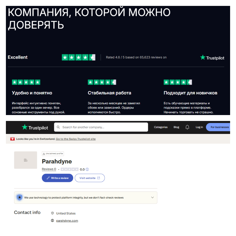 parahdyne брокер parahdyne брокер