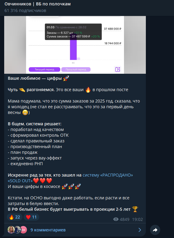 система данила овчинникова система данила овчинникова