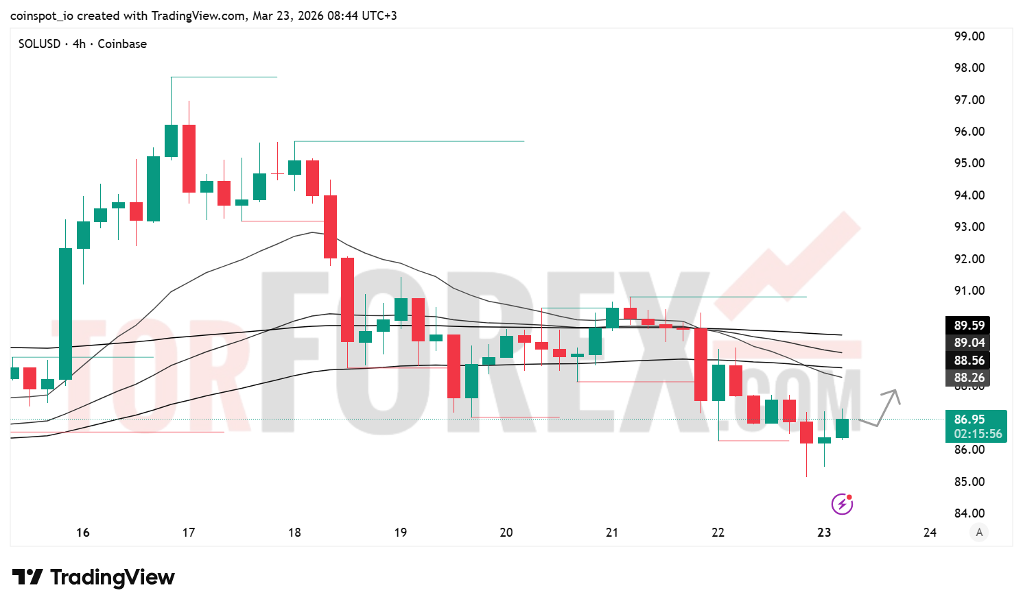 Прогноз цены SOL/USD на 24 марта 2026 года