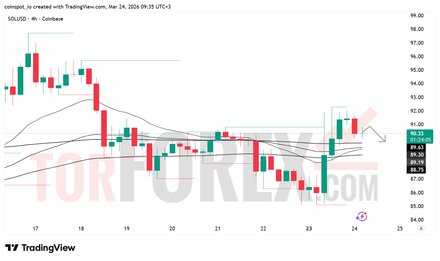 Прогноз цены SOL/USD на 25 марта 2026 года