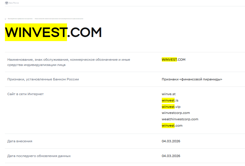 winvest отзывы winvest отзывы